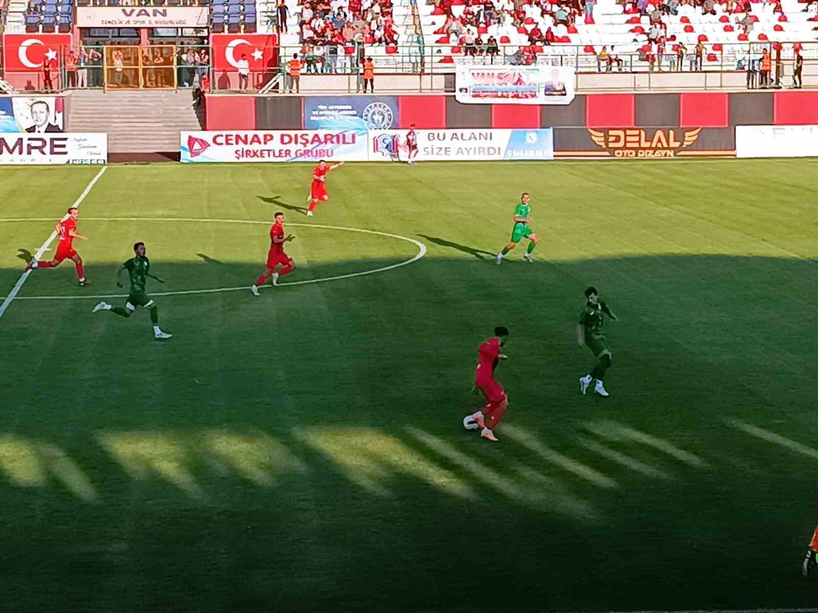 TFF 2. Lig: Vanspor FK: 2 - Kırşehir Futbol Spor Kulübü: 0