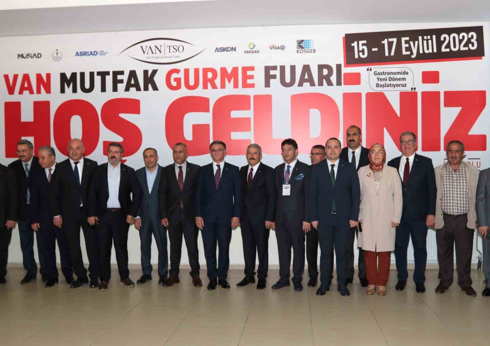 Van Büyükşehir Belediyesi Gurme Fuarında stant kurdu