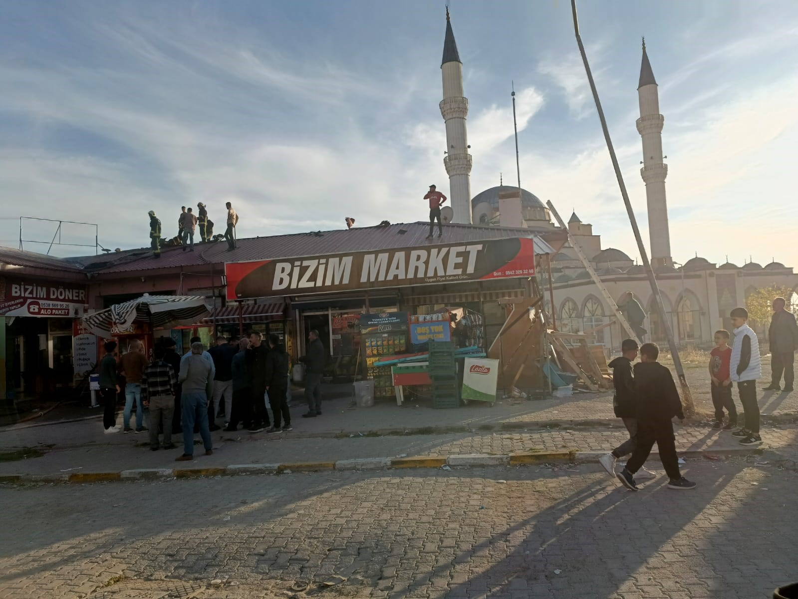 Erciş’te fırın yangını