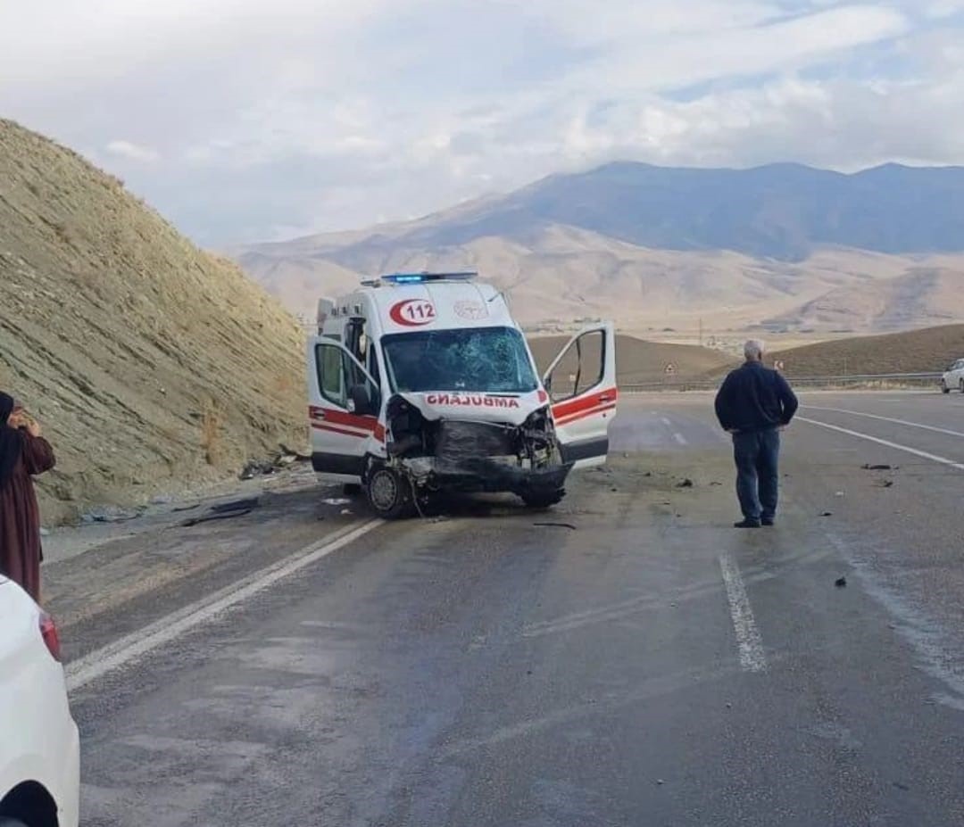 Evde bakım ambulansı yoldan çıktı: 4 yaralı