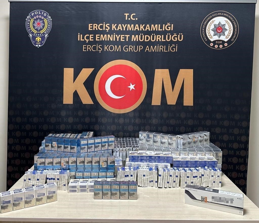 Van’da gümrük kaçağı malzemeler gele geçirildi