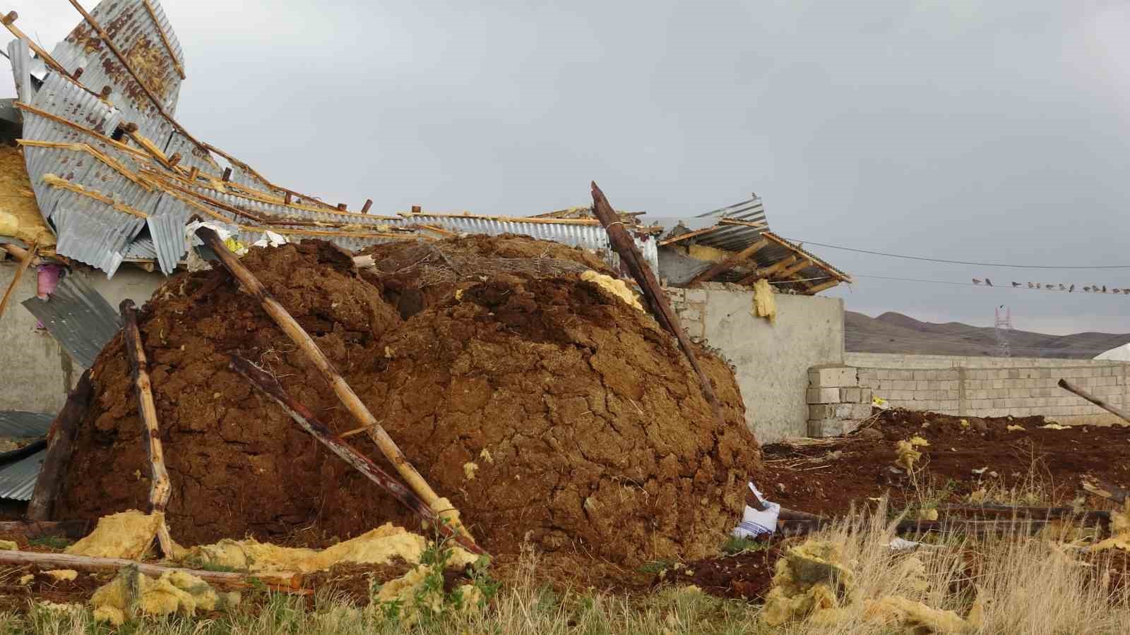 Van’da hortum: 2 kişi yaralandı, bir çiftlik zarar gördü