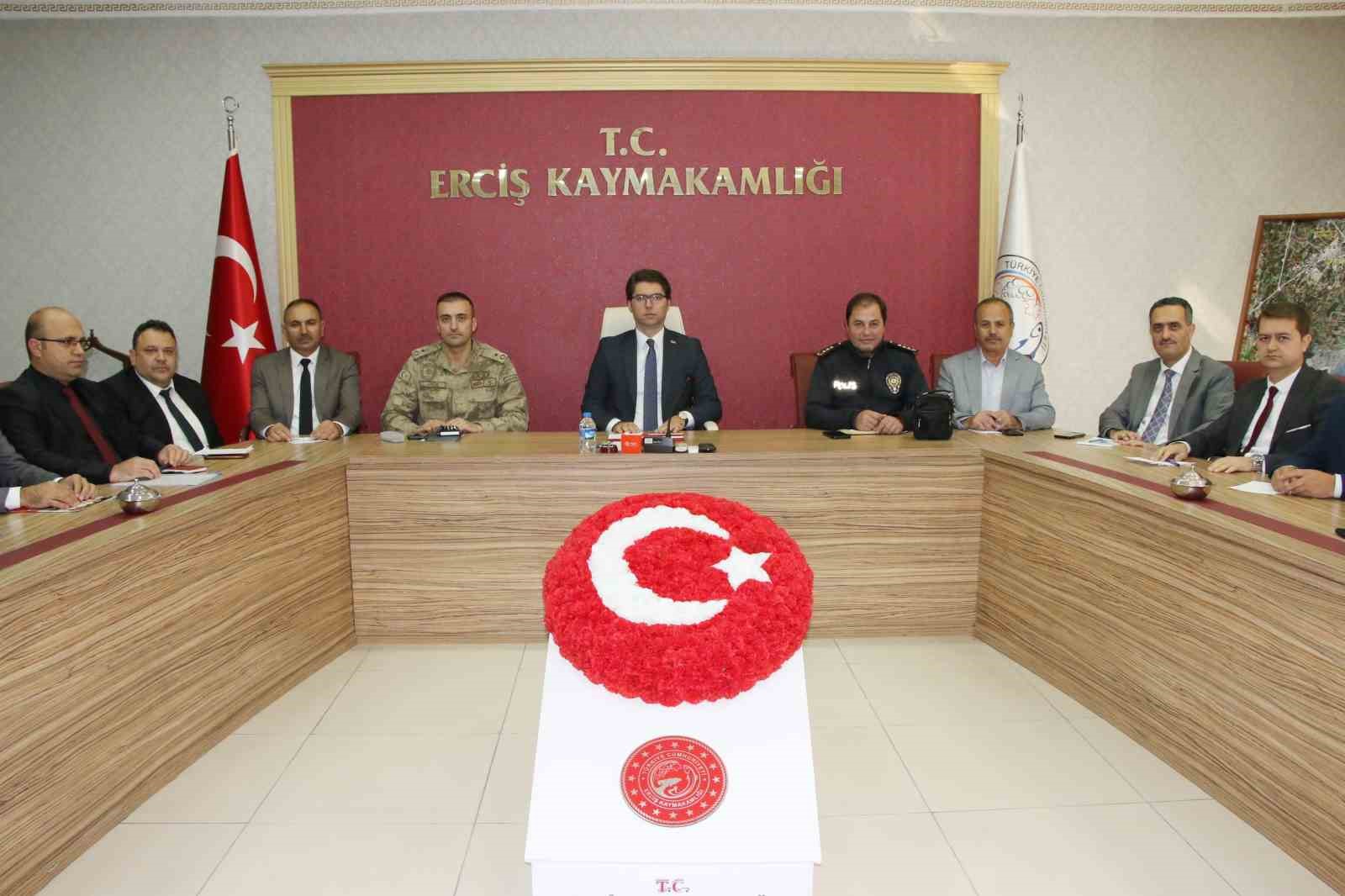 Erciş’te şube başkanları koordinasyon toplantısı yapıldı