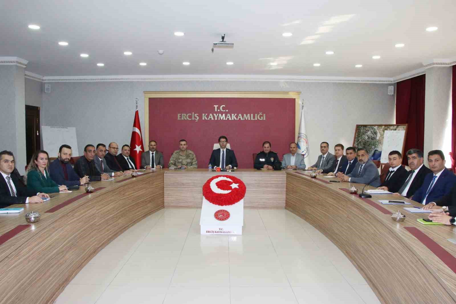 Erciş’te şube başkanları koordinasyon toplantısı yapıldı
