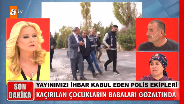 Çocuklarını kaçırıp çöp konteynerinde saklayan baba, Müge Anlı'nın canlı yayında gözaltına alındı