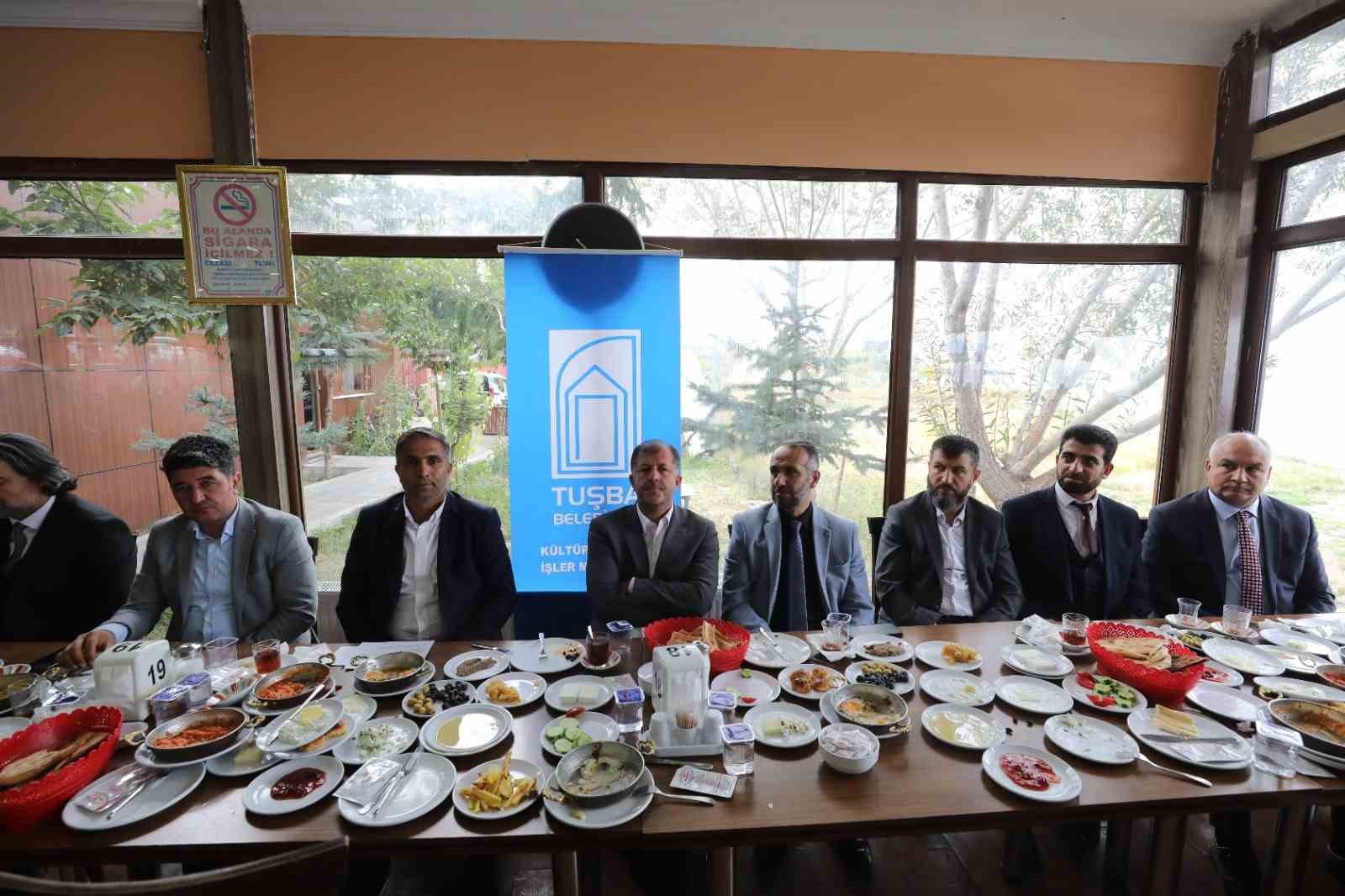 Tuşba Belediyesinden din görevlilerine kahvaltı