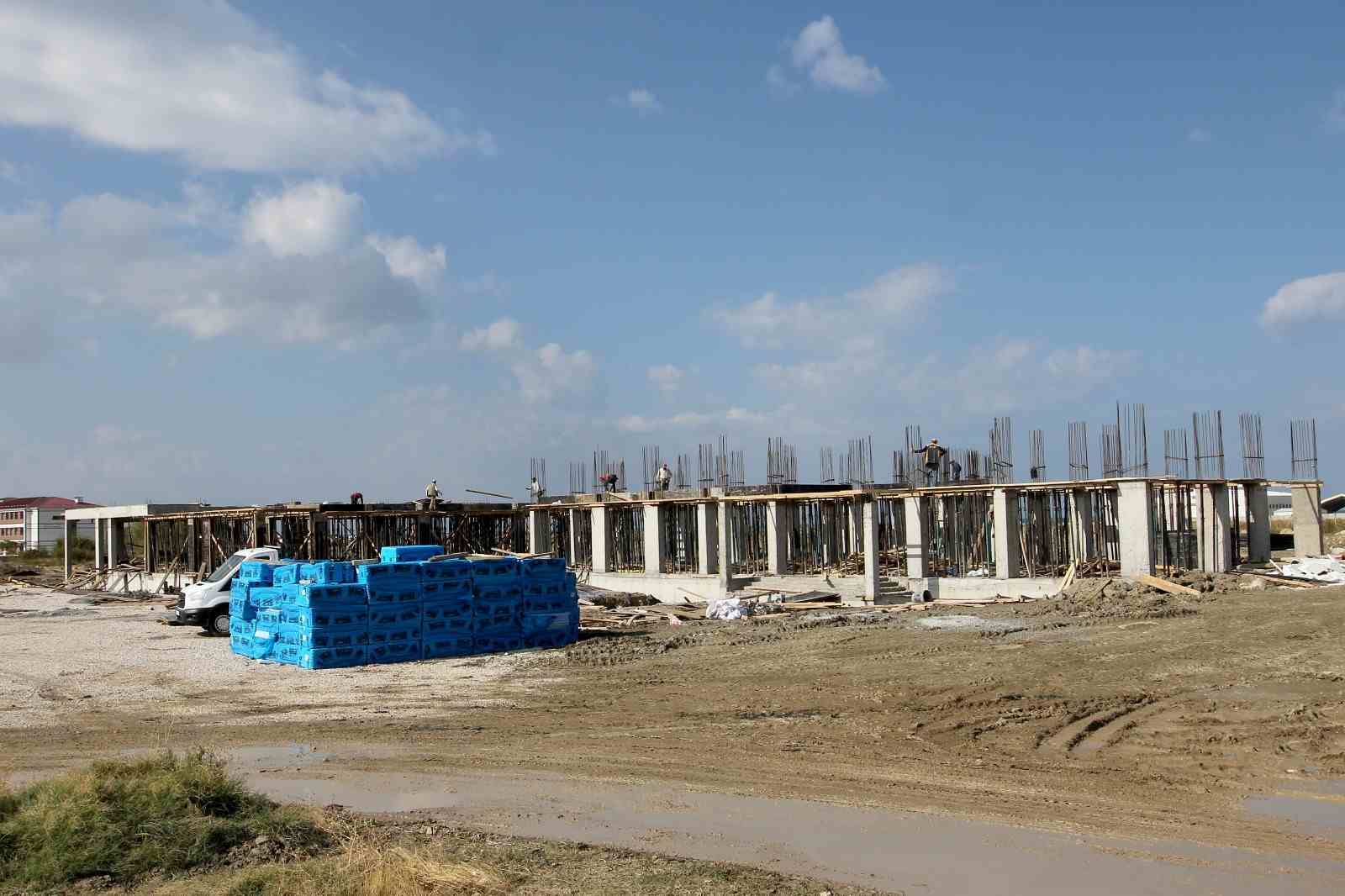 Bölgenin ilk sosyal hizmet kampüsünün inşaatı hızla yükseliyor