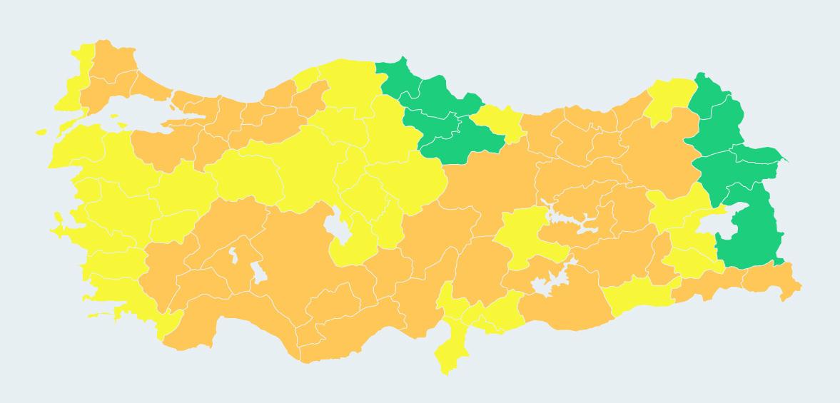 İstanbul ve 71 il için son dakika uyarısı: Kar, yağmur, fırtına...