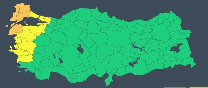 Meteoroloji son dakika sağanak yağış uyarısı