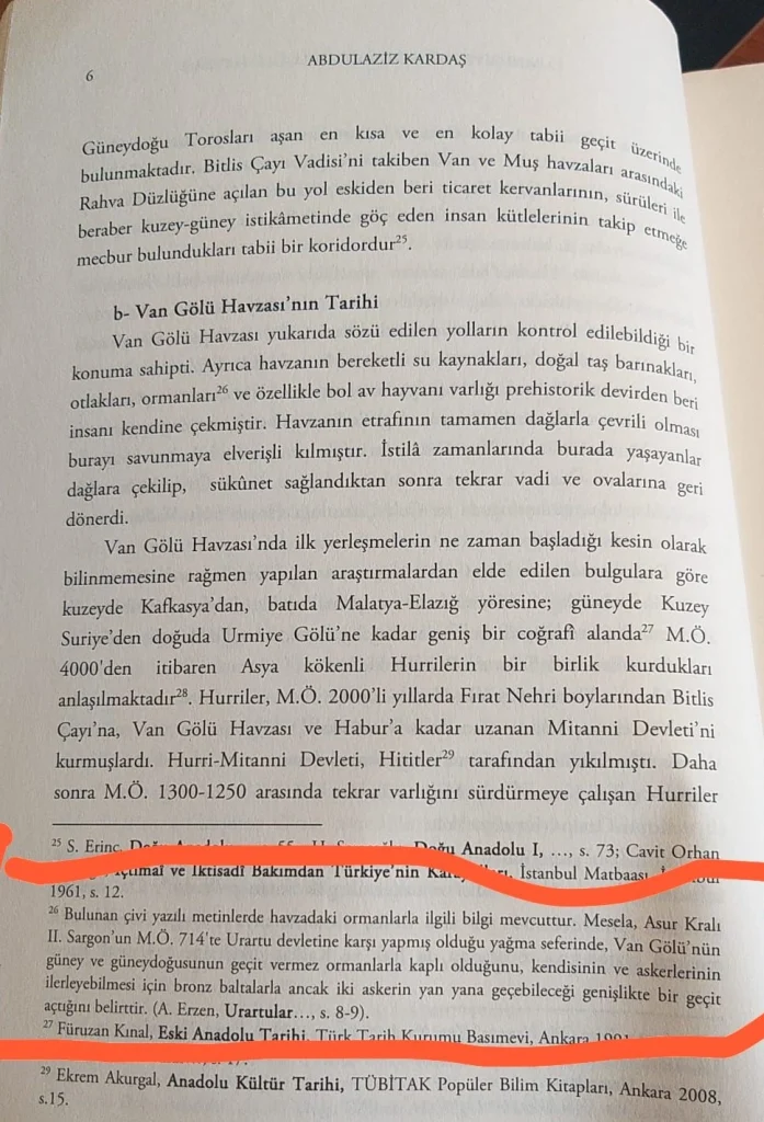 Van Gölü'nün çevresi bir zamanlar ormanlıkmış