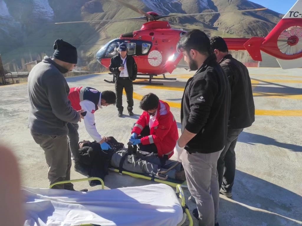 Aynı gün Bahçesaray'a 2 kez helikopter havalandı