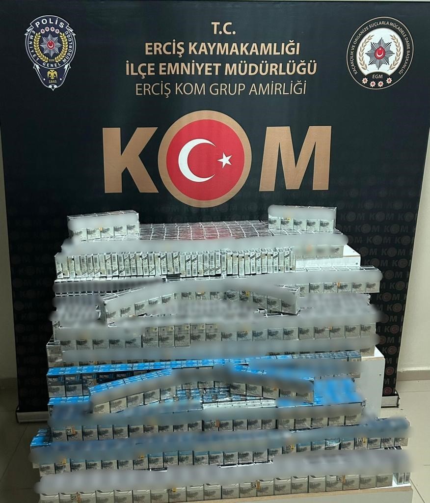 Van’da gümrük kaçağı malzemeler ele geçirildi