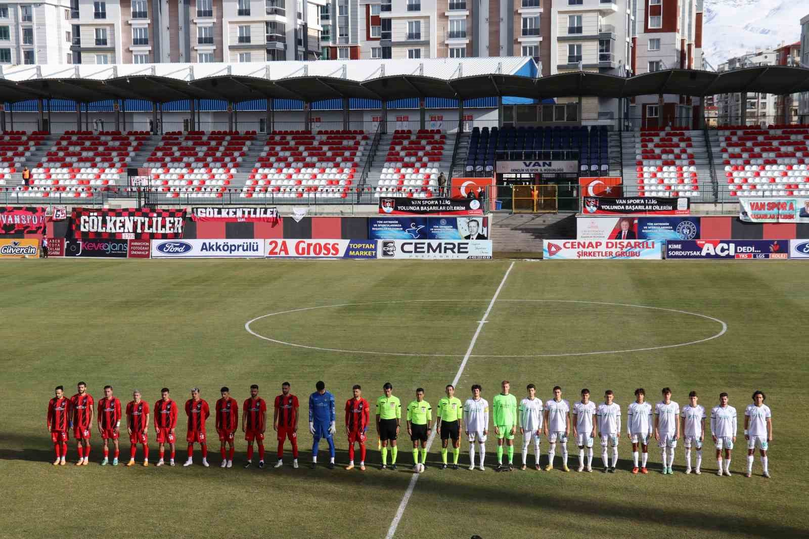 Vanspor - Bursaspor maçında yoğun güvenlik önlemi