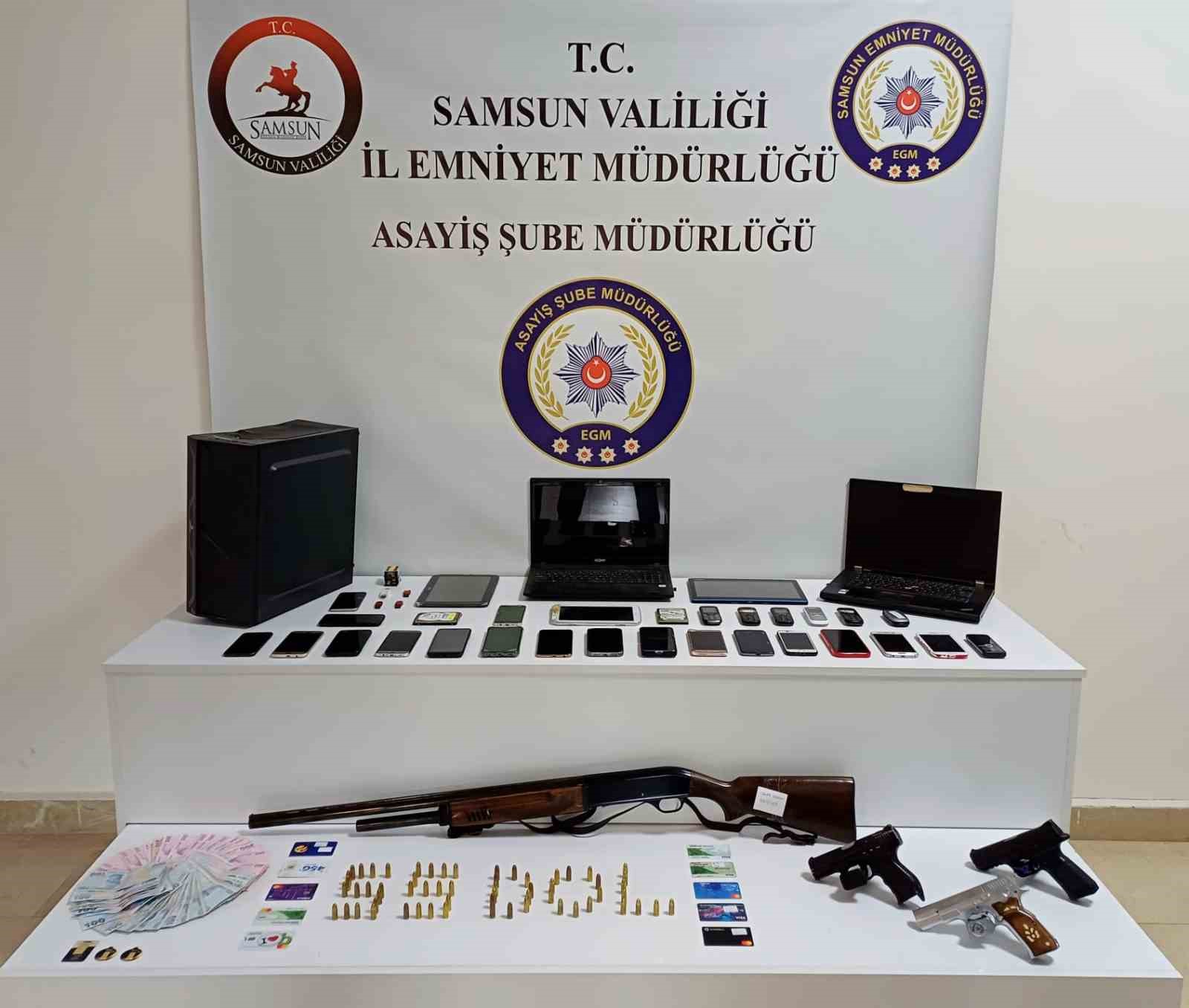 Samsun’da 53 kişiyi internet üzerinden dolandıran 6 kişi tutuklandı