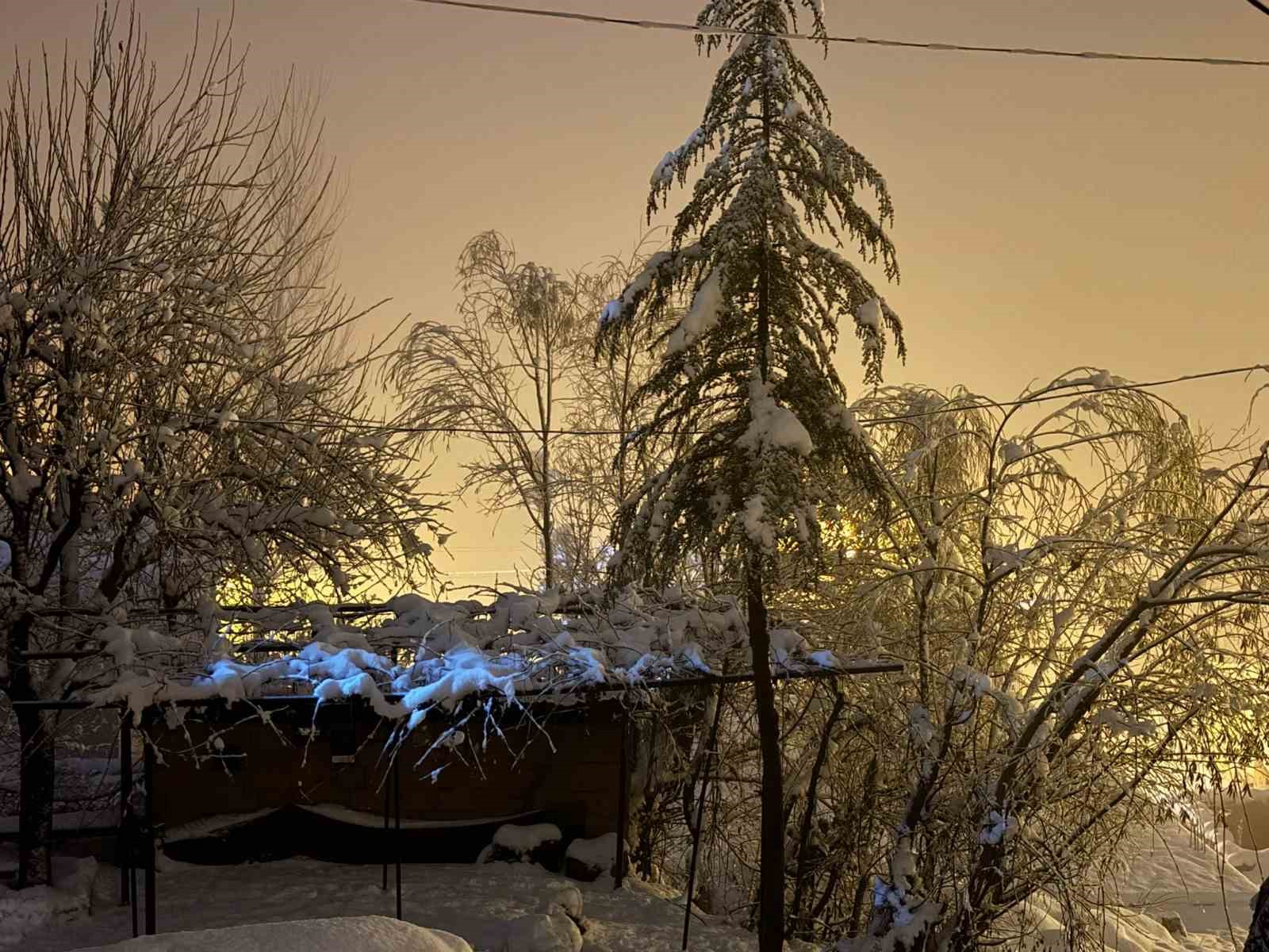 Şırnak’ta kar nedeniyle kapanan yolları açma çalışmaları devam ediyor