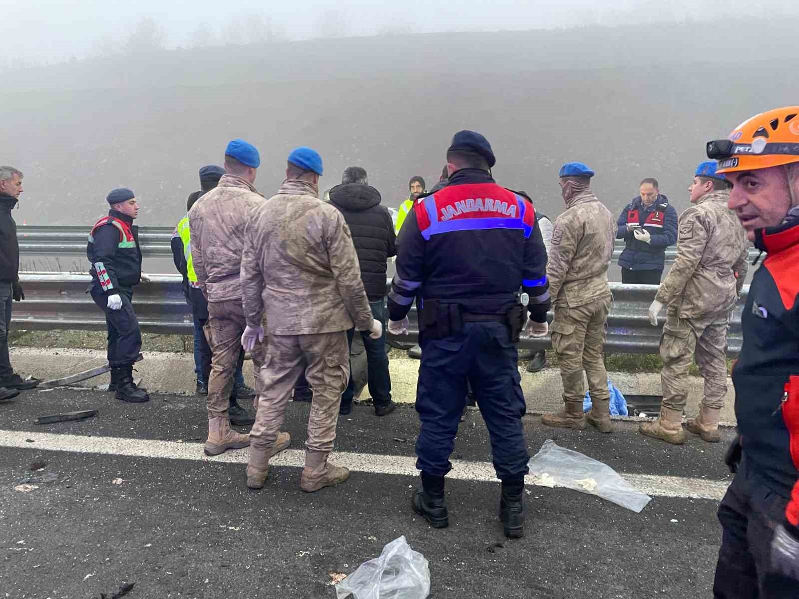 Kuzey Marmara Otoyolu’nda feci kaza: 11 ölü, 57 yaralı