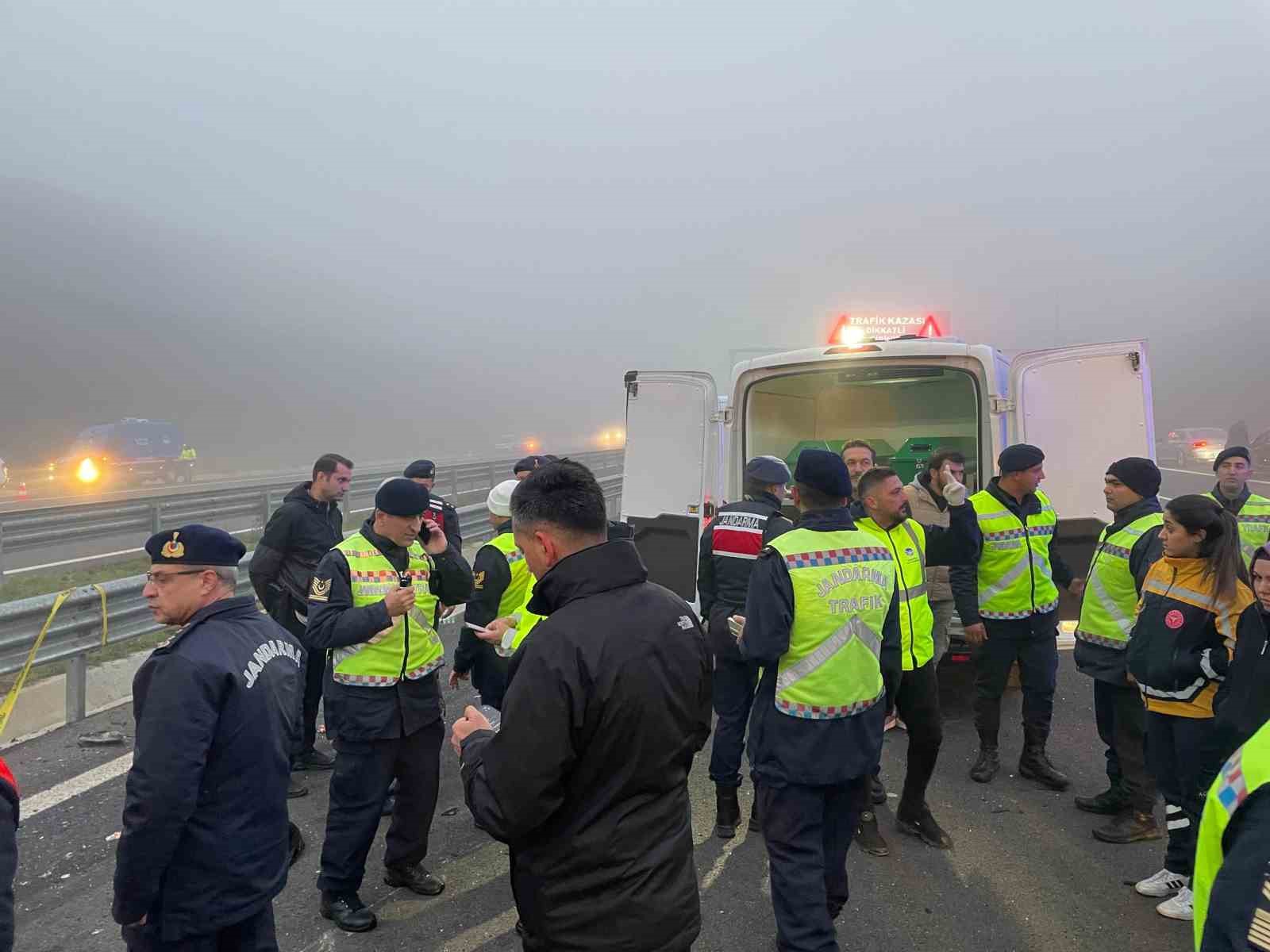 Kuzey Marmara Otoyolu’nda feci kaza: 11 ölü, 57 yaralı