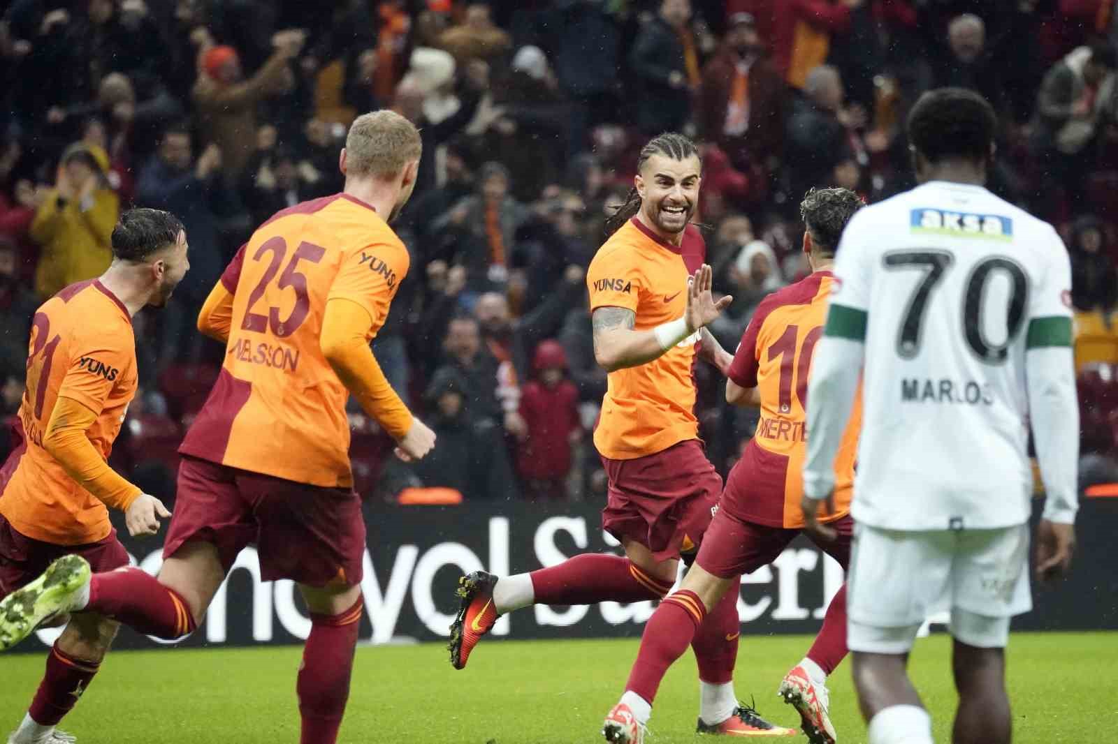 Trendyol Süper Lig: Galatasaray: 3 - Konyaspor: 0 (Maç sonucu)