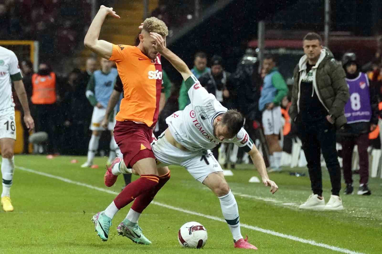 Trendyol Süper Lig: Galatasaray: 3 - Konyaspor: 0 (Maç sonucu)