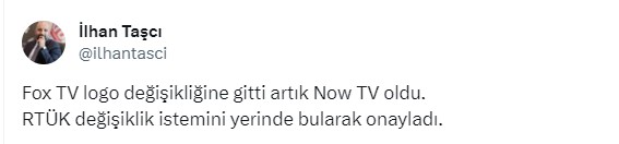 FOX TV'nin yeni adı Now TV oldu