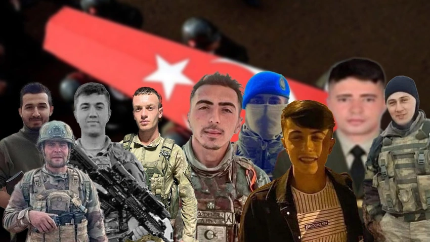 Şehit düşen 9 askerlerimizin kimliği belli oldu