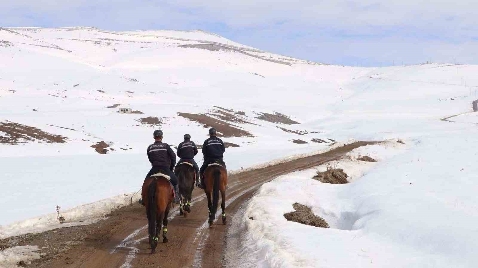 Van’da kaçakçılık faaliyetlerine karşı atlı birlikler görev başında