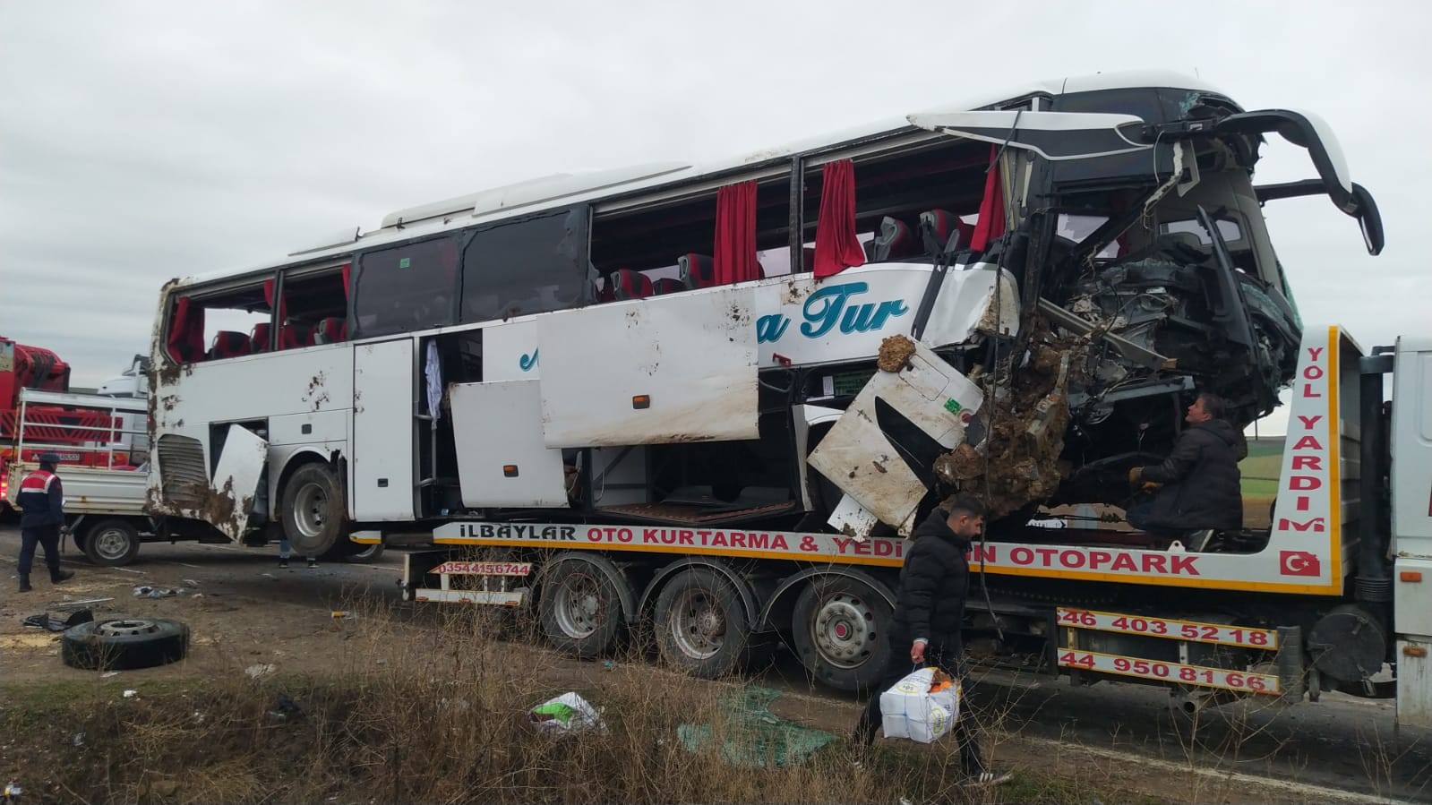 Yozgat’ta otobüs kazası: 1 ölü, 18 yaralı