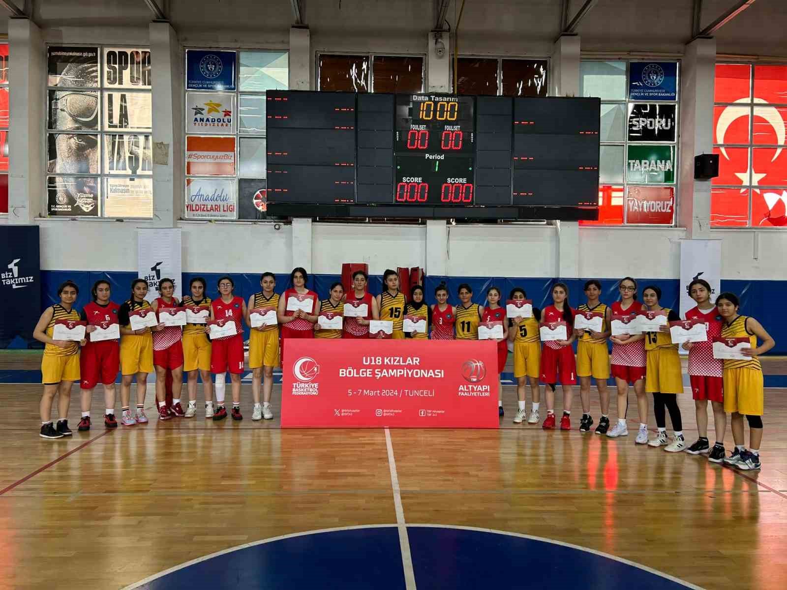 İpekyolu’nun kız basketbol takımlarından büyük başarı