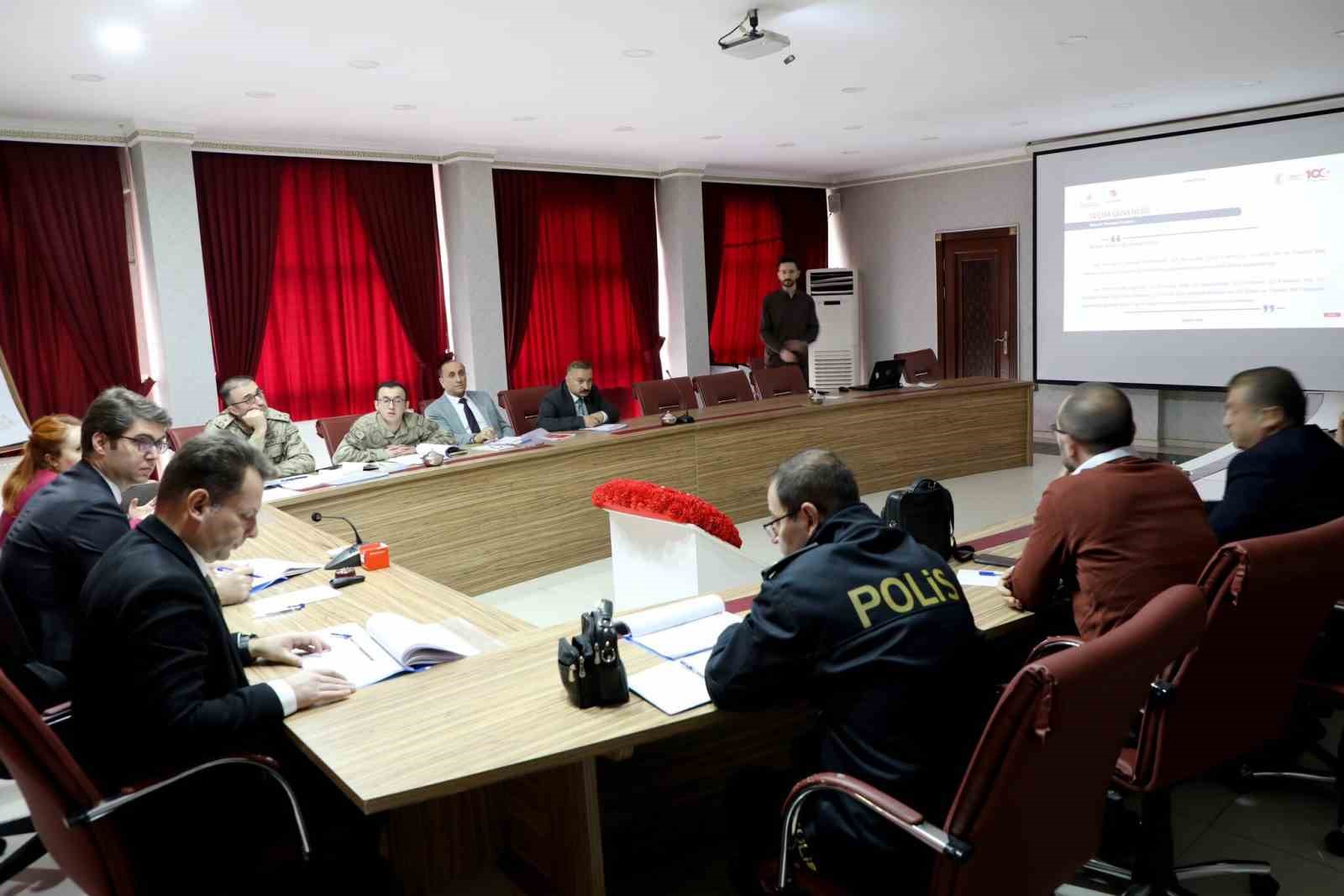 Erciş’te ’seçim koordinasyon ve güvenliği toplantısı’ düzenlendi