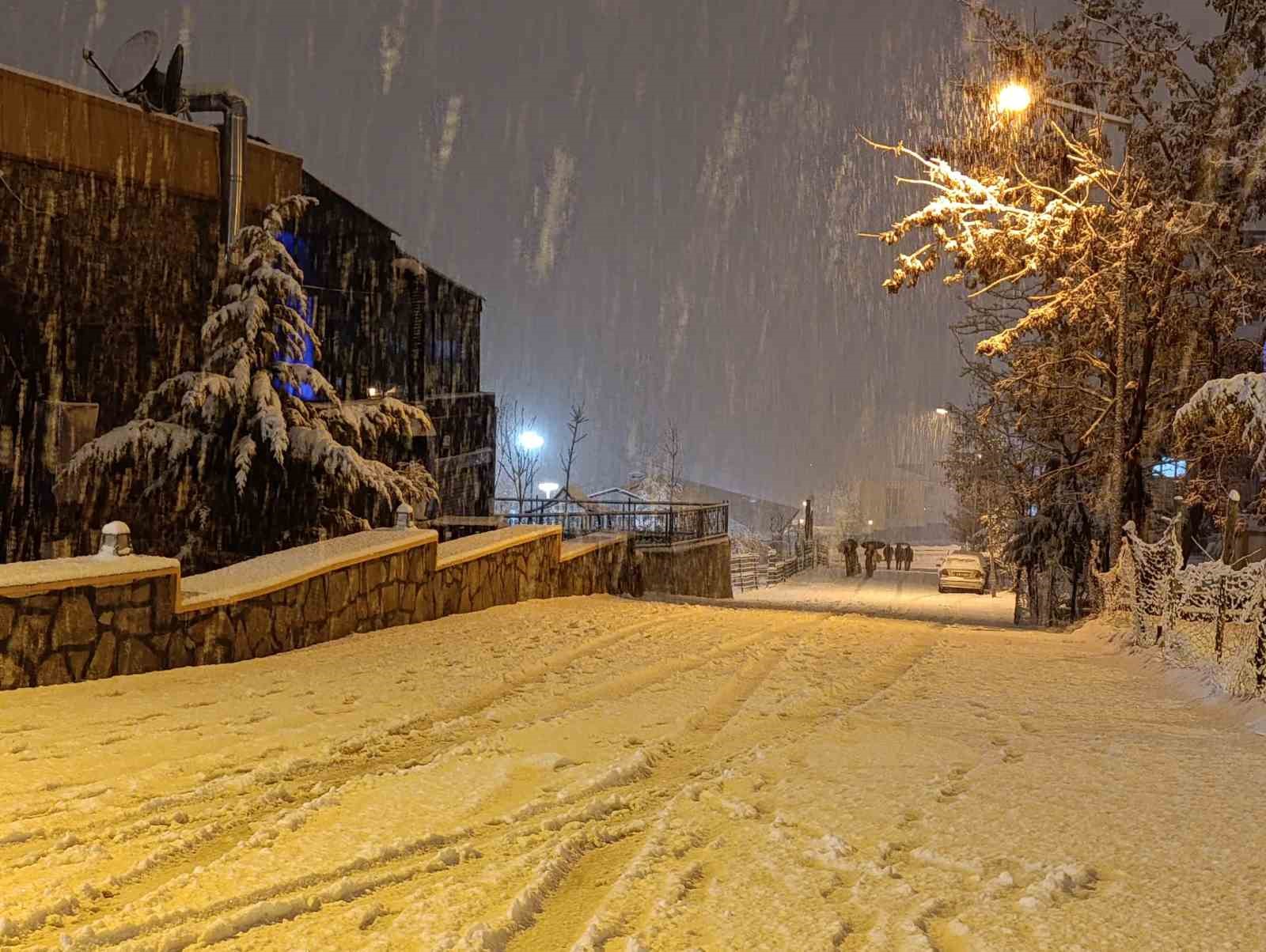 Van’da mart ayında lapa lapa kar yağdı