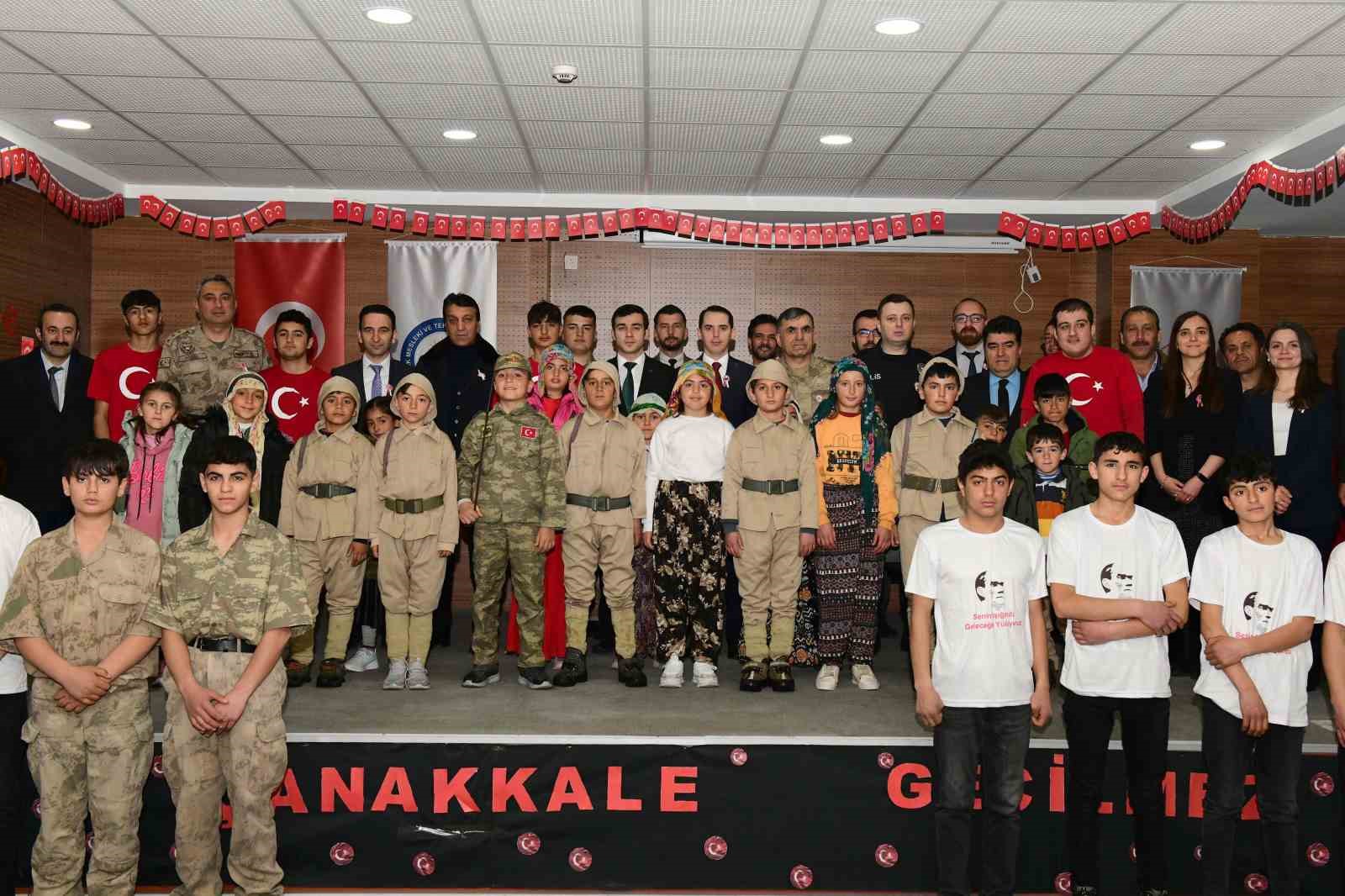 Çatak’ta 18 Mart Çanakkale Zaferi ve Şehitleri Anma Günü programı