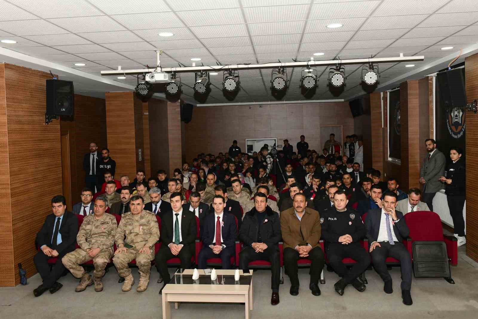 Çatak’ta 18 Mart Çanakkale Zaferi ve Şehitleri Anma Günü programı