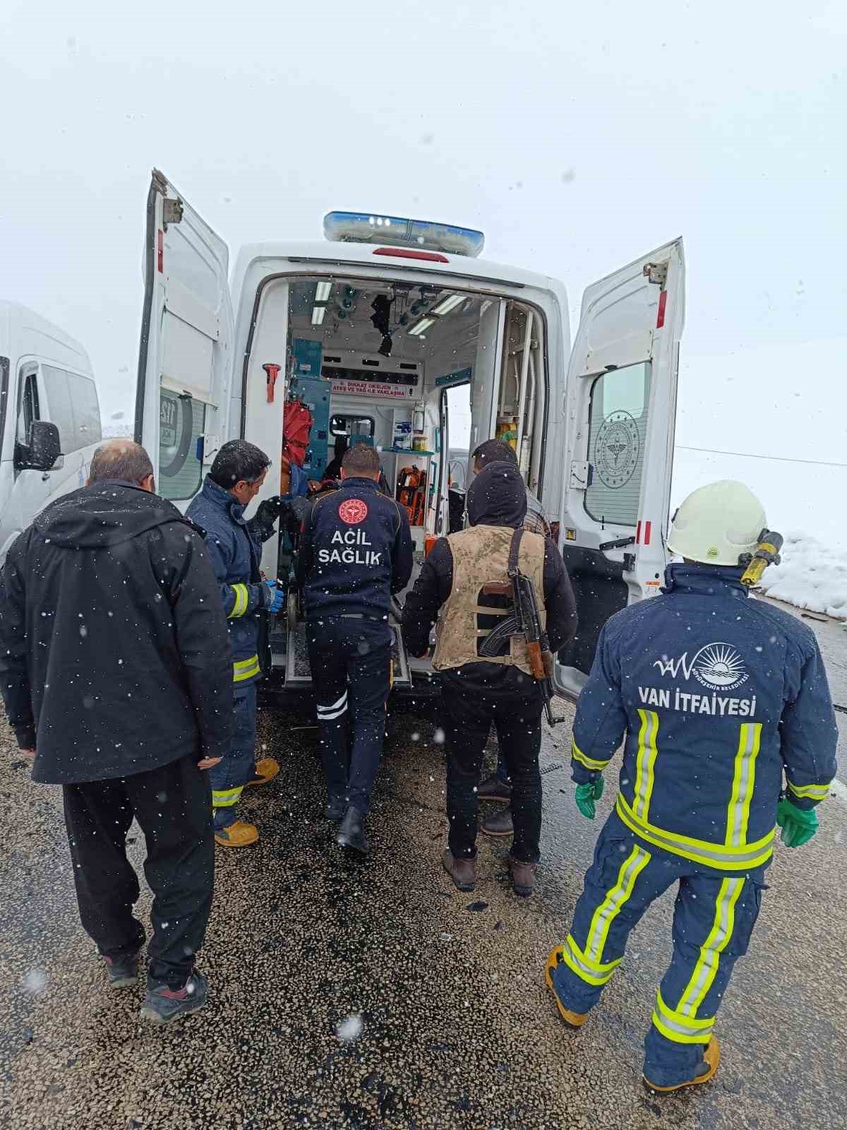 Van’da trafik kazası: 1 yaralı