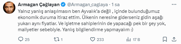 Armağan Çağlayan'ı kızdıran fiyat listesi: Bayram diye cozutmayın