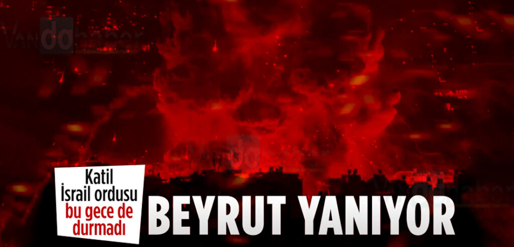 Beyrut ateş altında: Füzeler peş peşe ateşlendi...