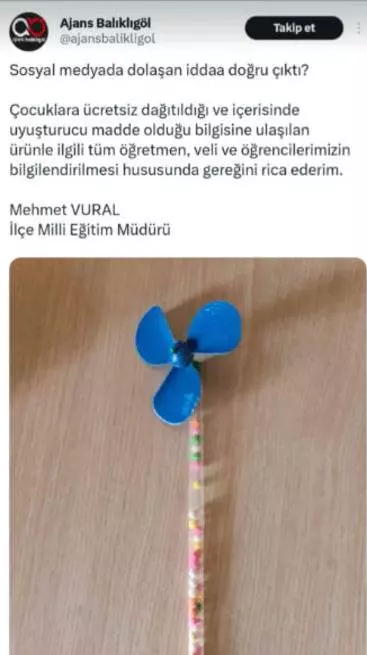 Okullarda bedava uyuşturuculu şeker dağıtmışlar! Emniyet harekete geçti