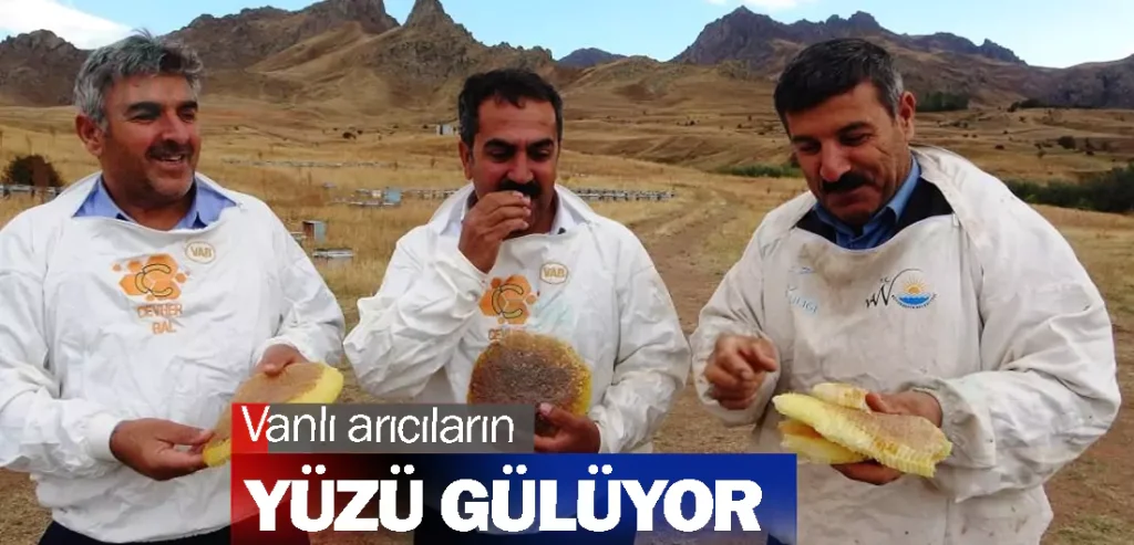 Vanlı arıcıların yüzü gülüyor