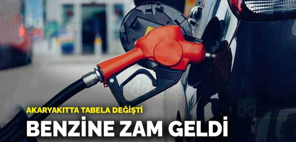 Tabela yine değişti: Benzine zam geldi!