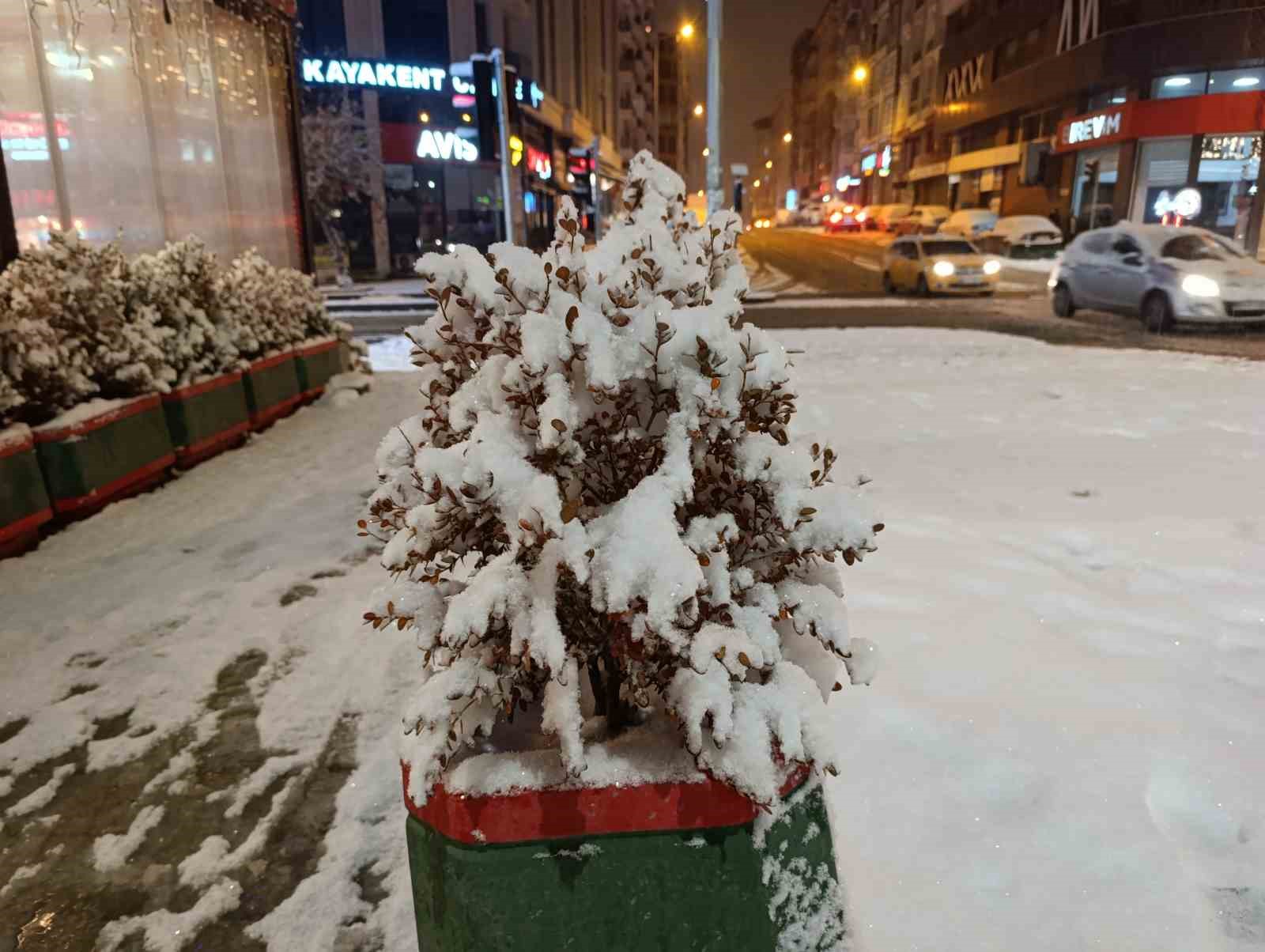 Van’da yoğun kar yağışı etkili oldu