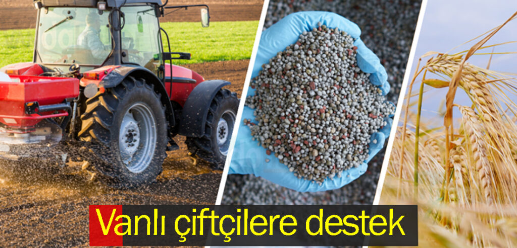 Vanlı çiftçilere destek