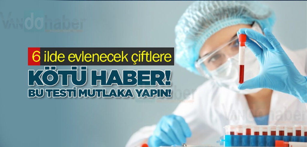 6 ilde evlenecek çiftler bu testi mutlaka yapın!