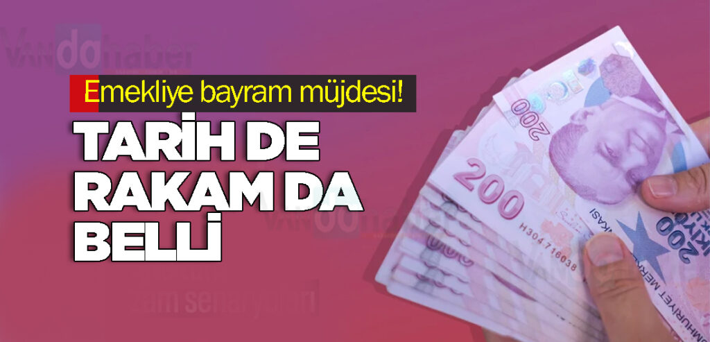 Emekliye bayram müjdesi! Tarih de rakam da belli oldu