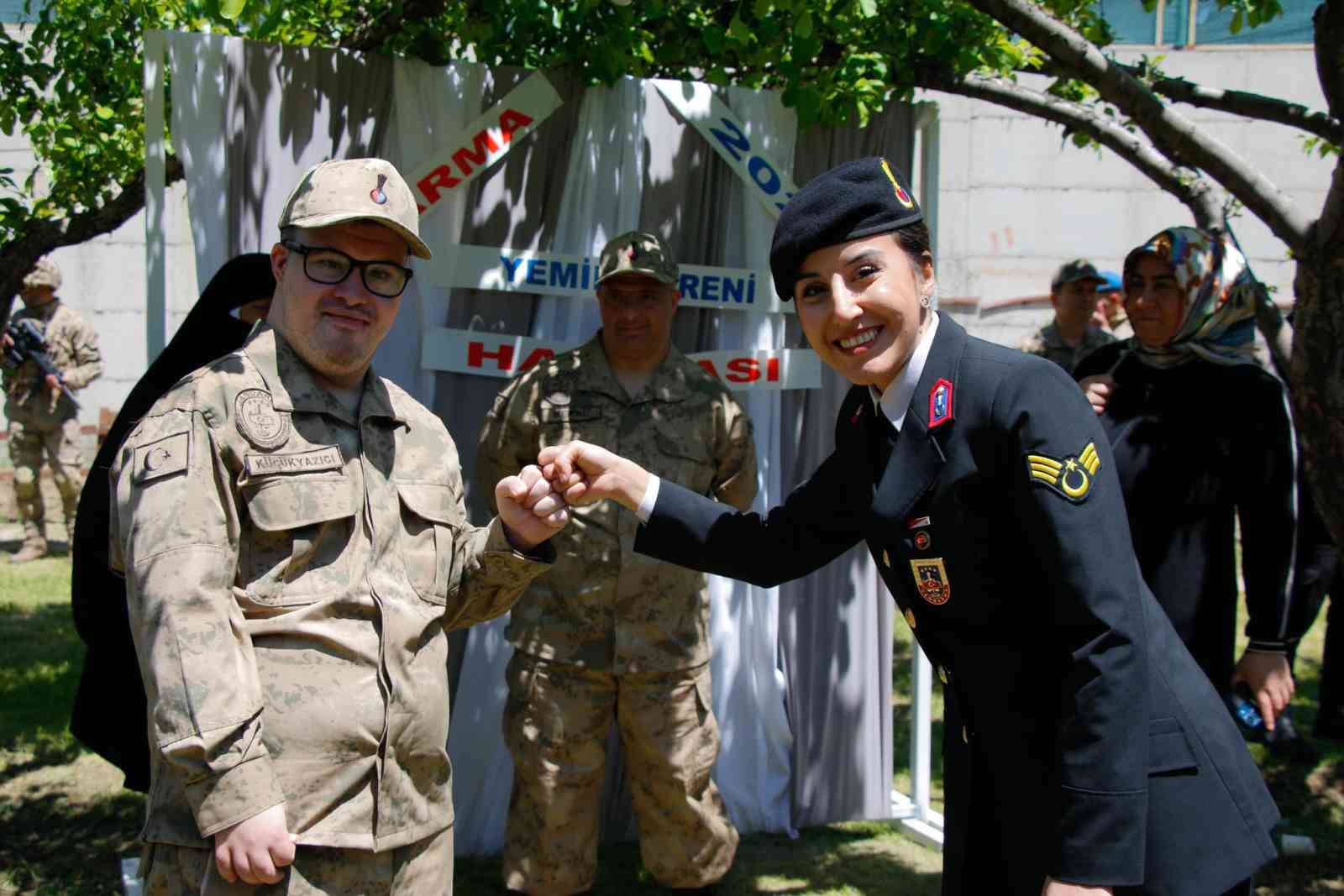 Erciş’te temsili askerlik töreni düzenlendi