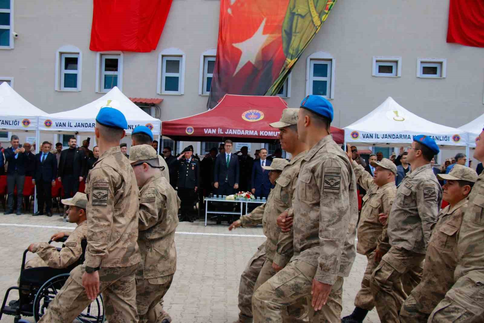 Erciş’te temsili askerlik töreni düzenlendi