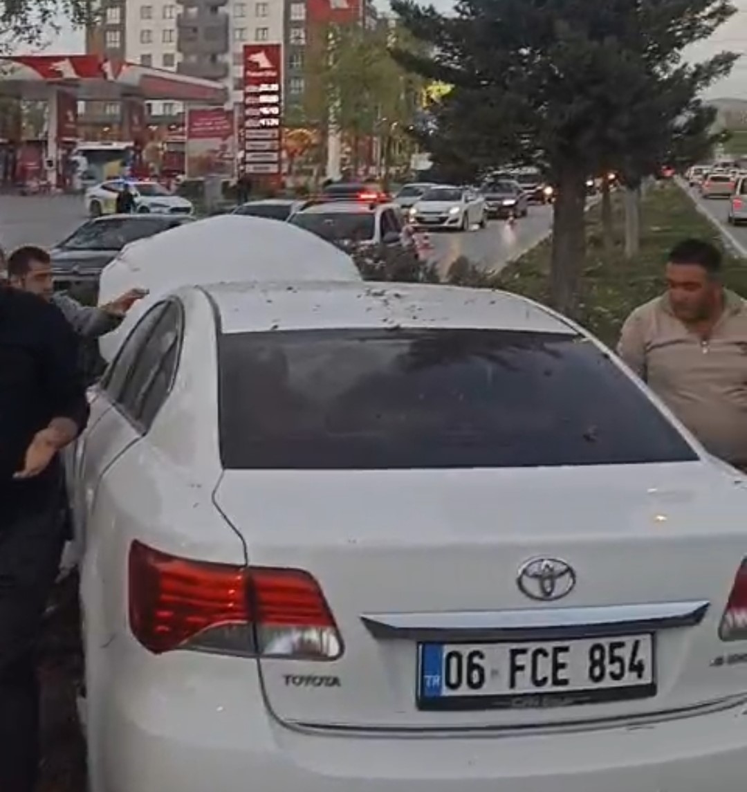 Van’da kontrolden çıkan araç ağaca çarptı: 2 yaralı