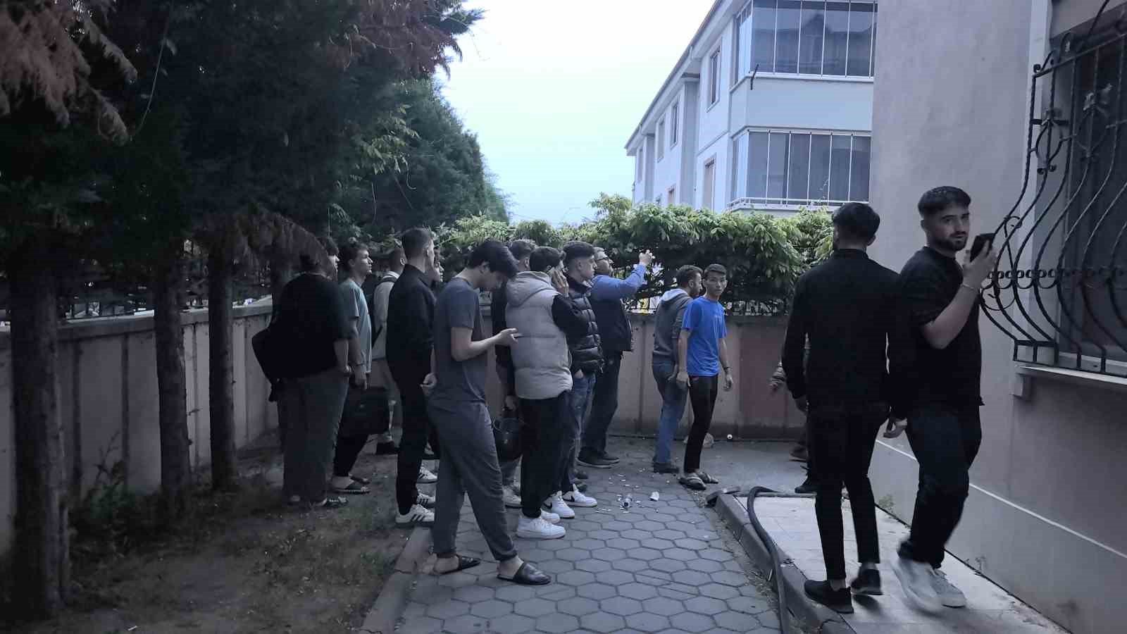İnegöl’de öğrenci yurdunda yangın