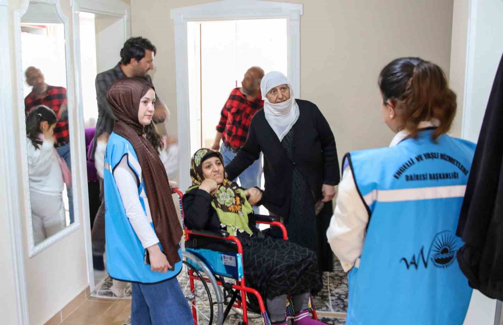 Van Büyükşehir Belediyesinden engelli vatandaşın hayatına sevgi dolu dokunuş