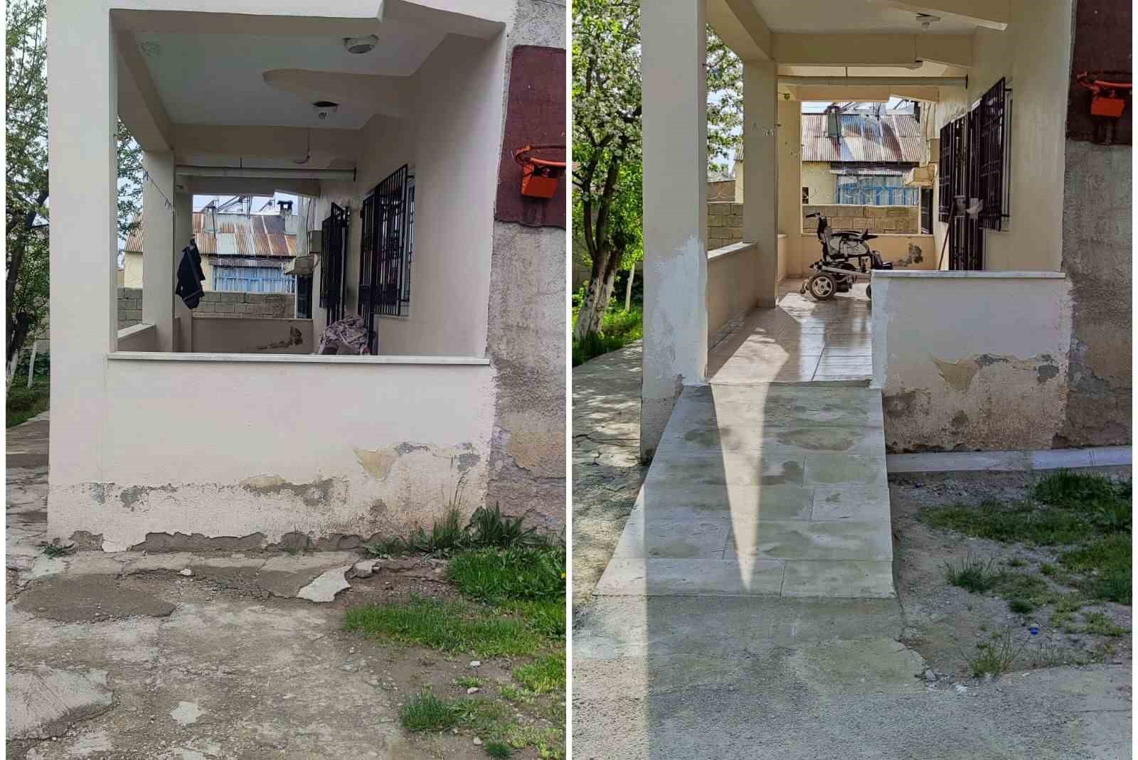 Van Büyükşehir Belediyesinden engelli vatandaşın hayatına sevgi dolu dokunuş