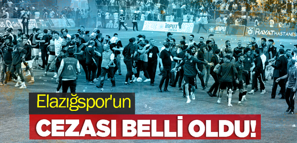 Elazığspor'un Cezası Belli Oldu!