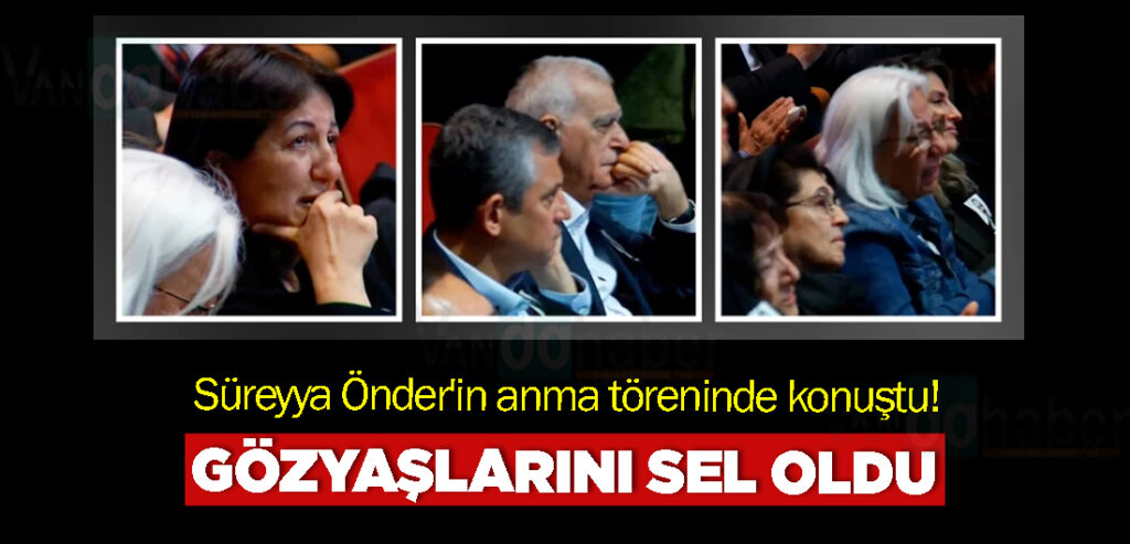 Süreyya Önder'in anma töreninde konuştu! Gözyaşlarını sel oldu